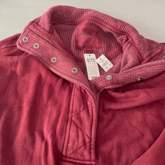Aerie Getaway Quarter Snap Sweatshirt - Picture 3 of 5